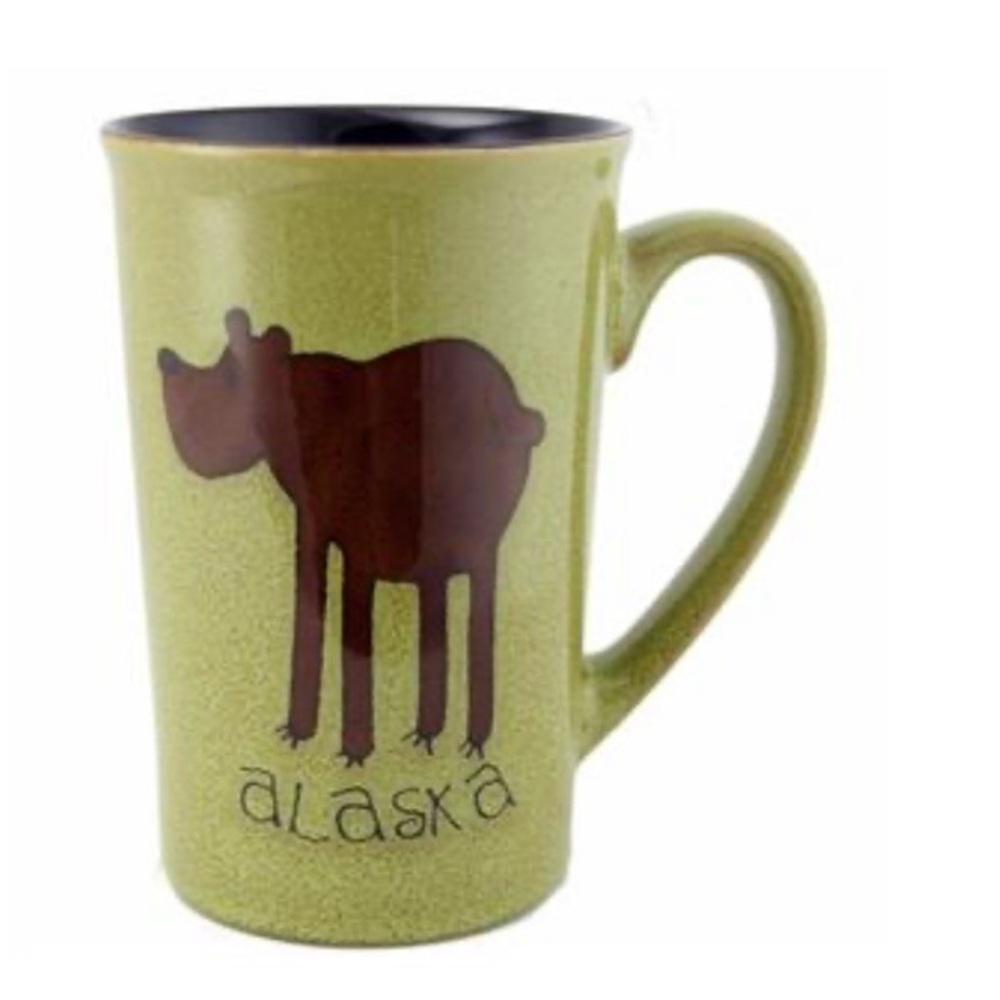 Arctic Circle Alaska Leggy Bear Green Mug